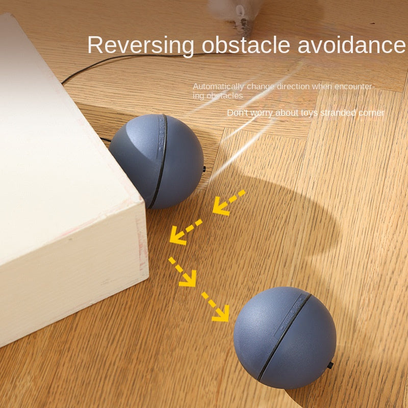Pelota Automática Interactiva para Gatos - Ejercicio y Entretenimiento