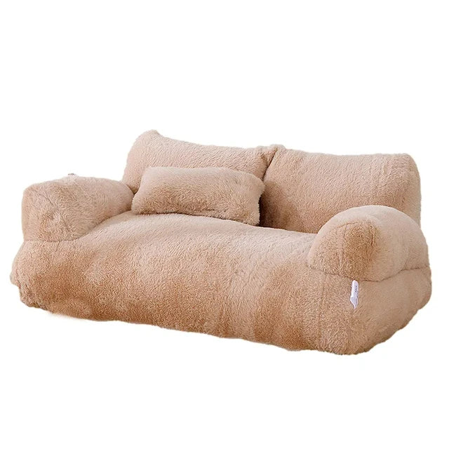 Cama Sofá de Lujo para Gatos - Nido Cálido de Invierno