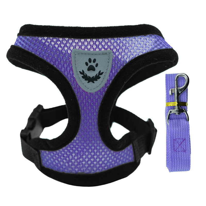 Arnés Ajustable para Perros Pequeños y Gatos - Set Completo con Correa