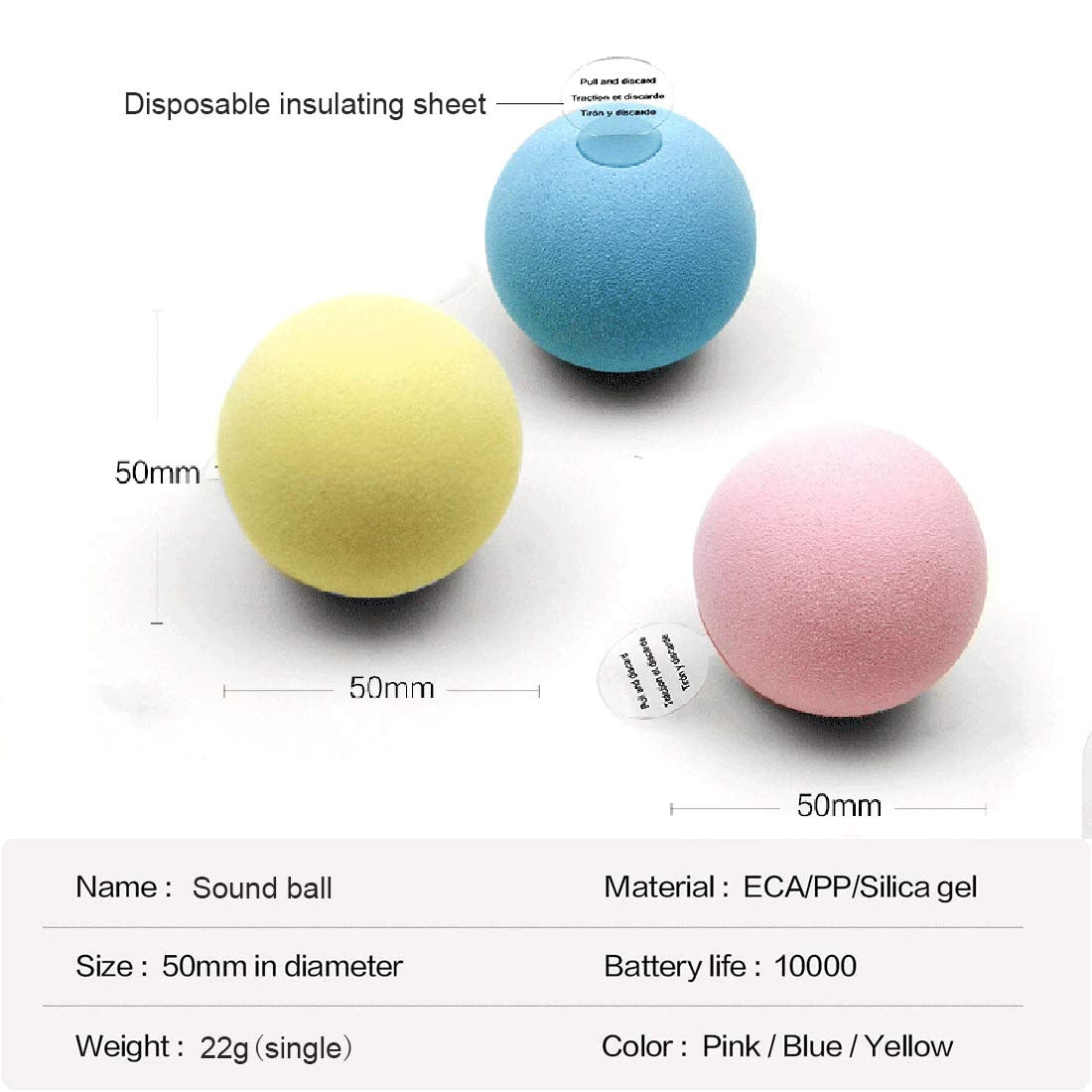 Pelota Inteligente para Gatos con Hierba Gatera - Sonido Interactivo