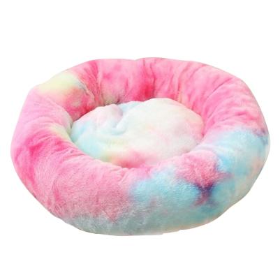 Cama Donut para Perros y Gatos - Suave, Lavable y Cómoda