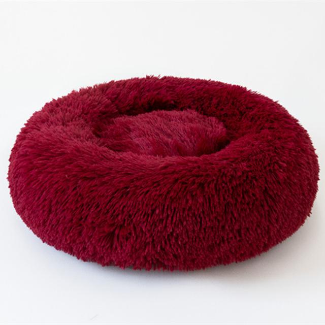 Cama Donut para Perros y Gatos - Suave, Lavable y Cómoda