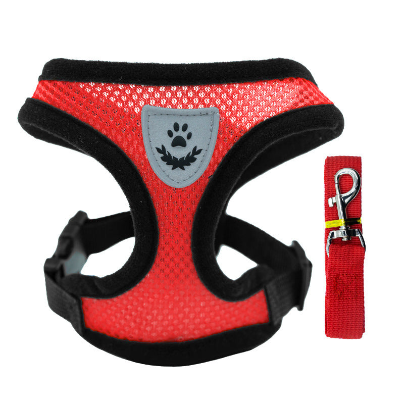 Arnés Ajustable para Perros Pequeños y Gatos - Set Completo con Correa