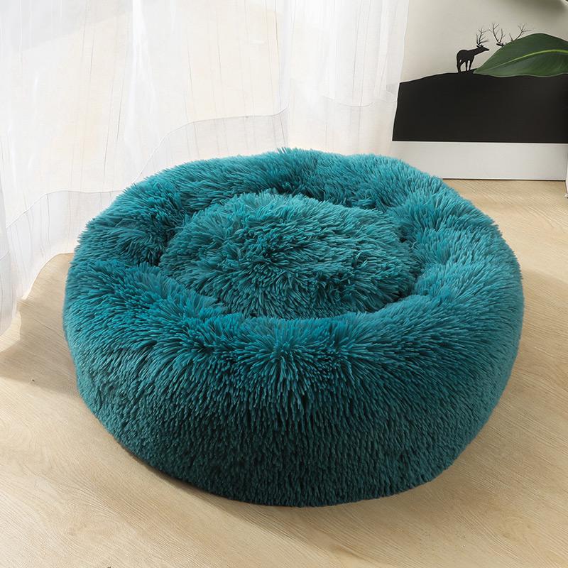 Cama Donut para Perros y Gatos - Suave, Lavable y Cómoda
