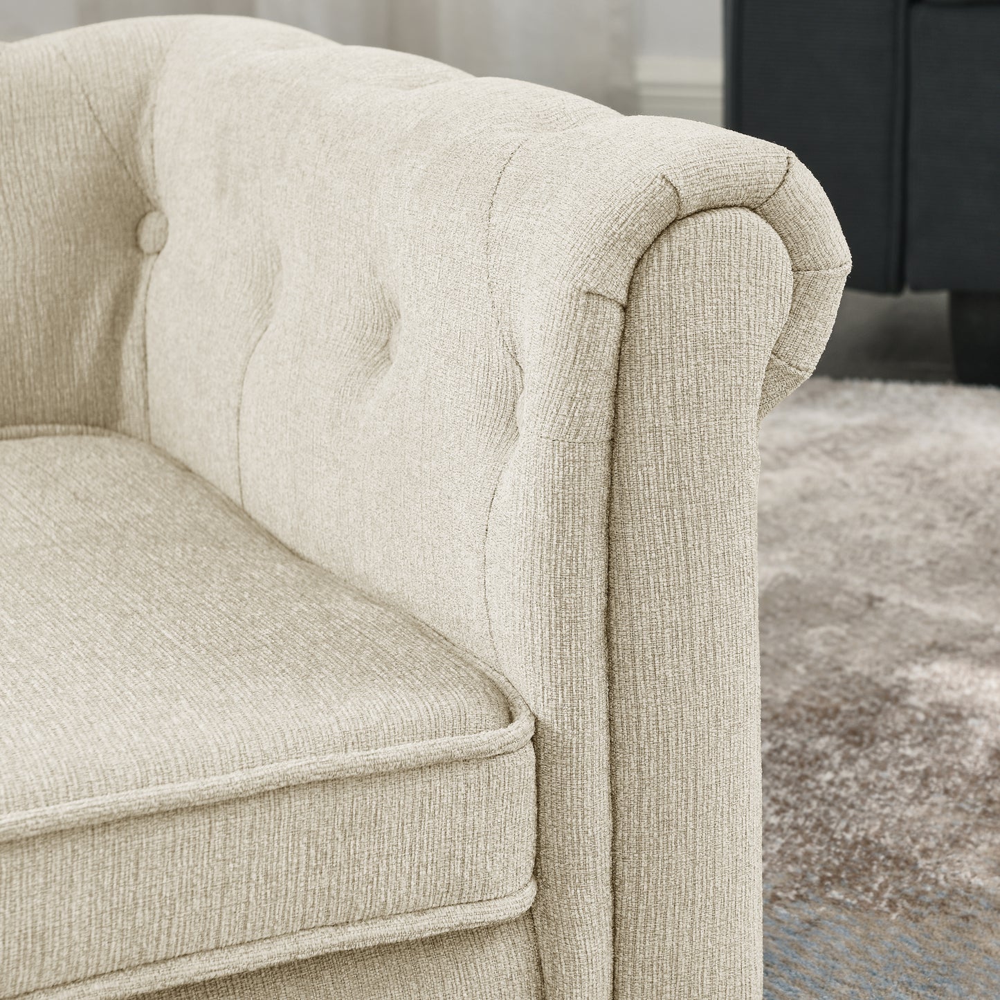 Sofá Cama Elevada para Perros Medianos y Grandes - Elegante Beige