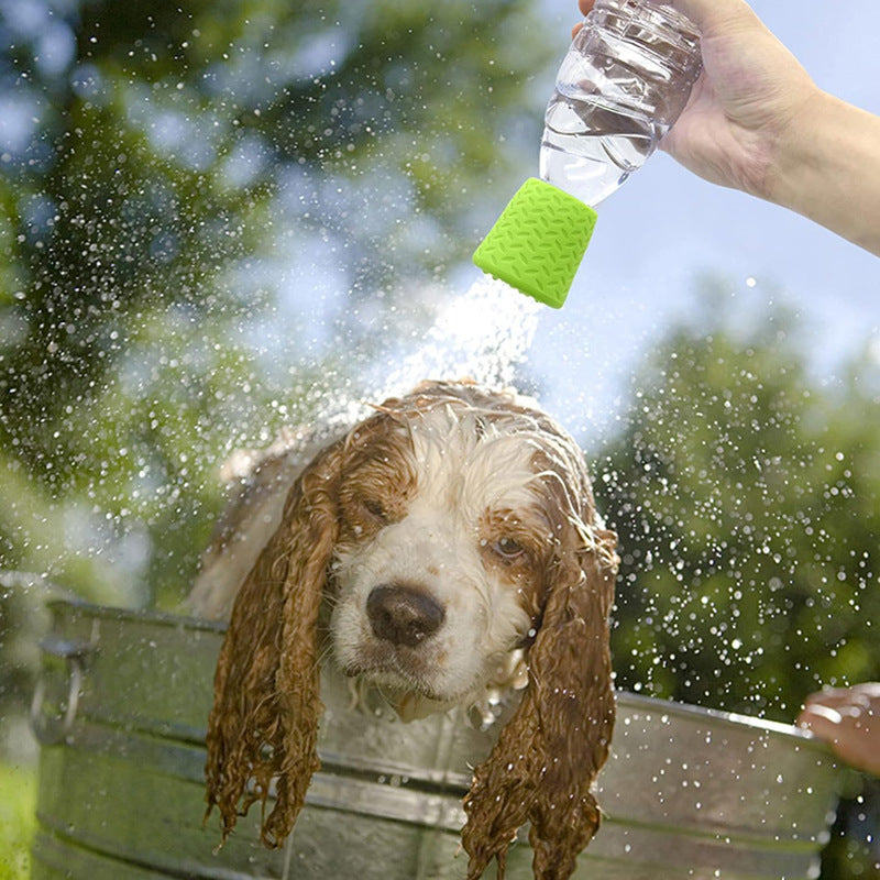 Cabezal de Ducha de Silicona para Mascotas - Portátil y Práctico