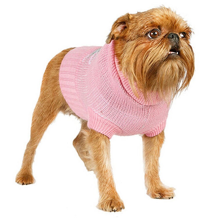 Jersey de Punto para Perros y Gatos - Cuello Elegante