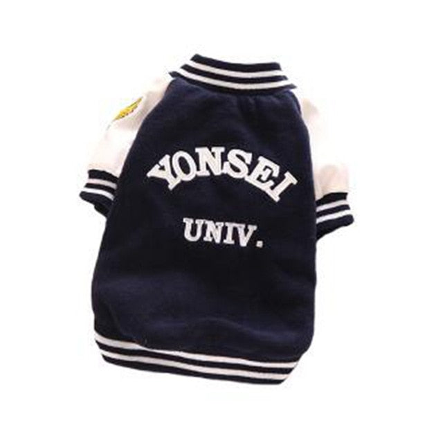 Chaleco Universitario MPK para Perros - Estilo Corea y Yonsei