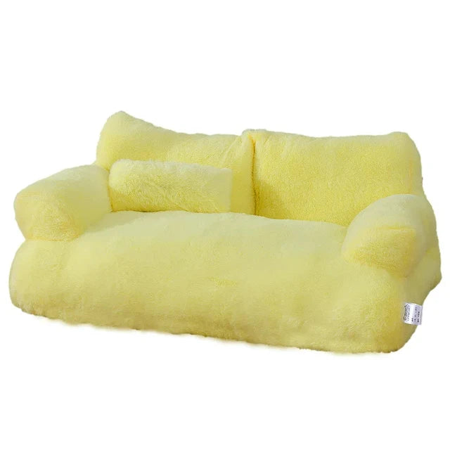 Cama Sofá de Lujo para Gatos - Nido Cálido de Invierno