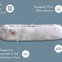 Cama Gigante para Perros y Humanos - Portátil y Cómoda