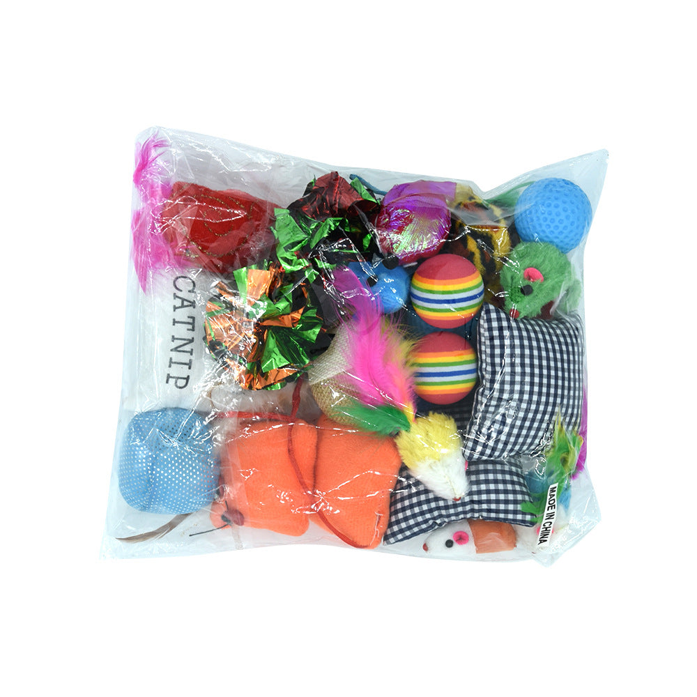 Set 24 Juguetes para Gatos - Colección Completa con Hierba Gatera
