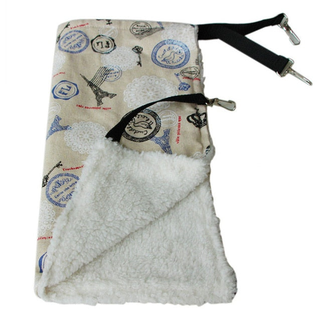 Hamaca Colgante Cálida para Gatos - Suave Cojín de Invierno