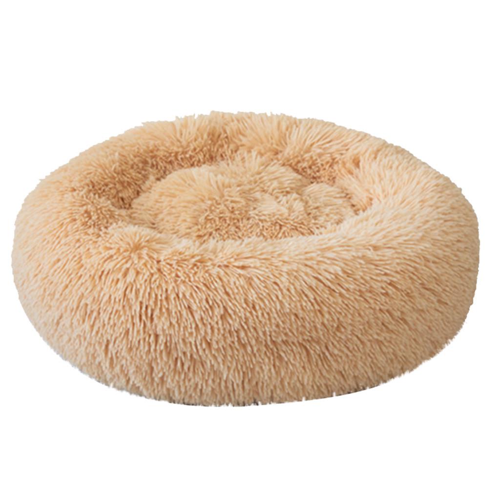 Cama Donut para Perros y Gatos - Suave, Lavable y Cómoda