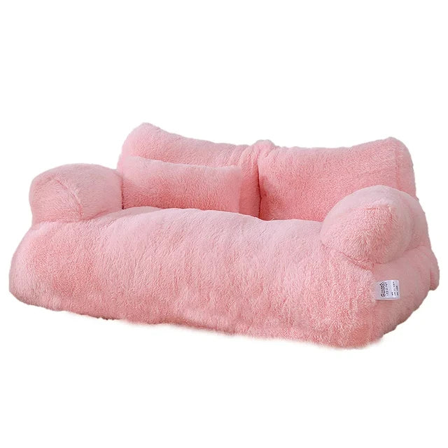 Cama Sofá de Lujo para Gatos - Nido Cálido de Invierno