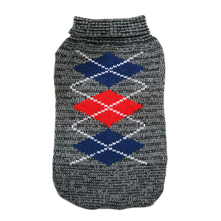 Jersey de Punto para Perros y Gatos - Cuello Elegante