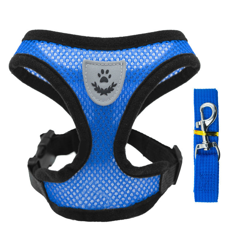 Arnés Ajustable para Perros Pequeños y Gatos - Set Completo con Correa