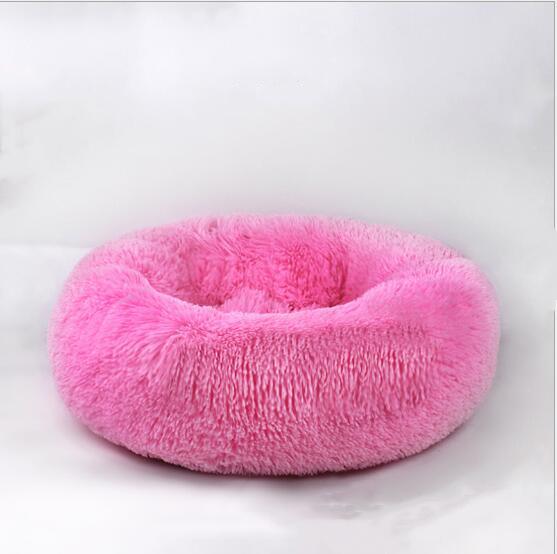 Cama Donut para Perros y Gatos - Suave, Lavable y Cómoda