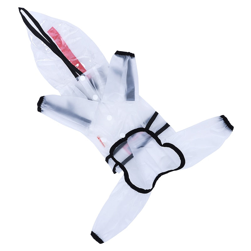 Chubasquero Transparente para Perros - Impermeable Ligero