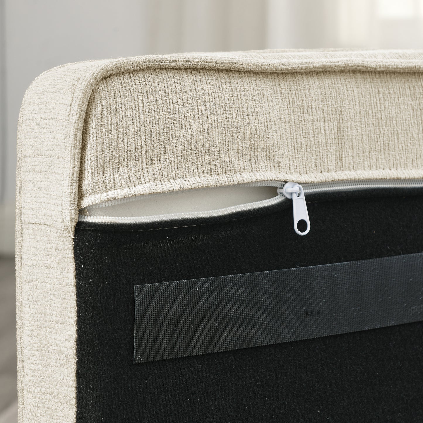 Sofá Cama Elevada para Perros Medianos y Grandes - Elegante Beige