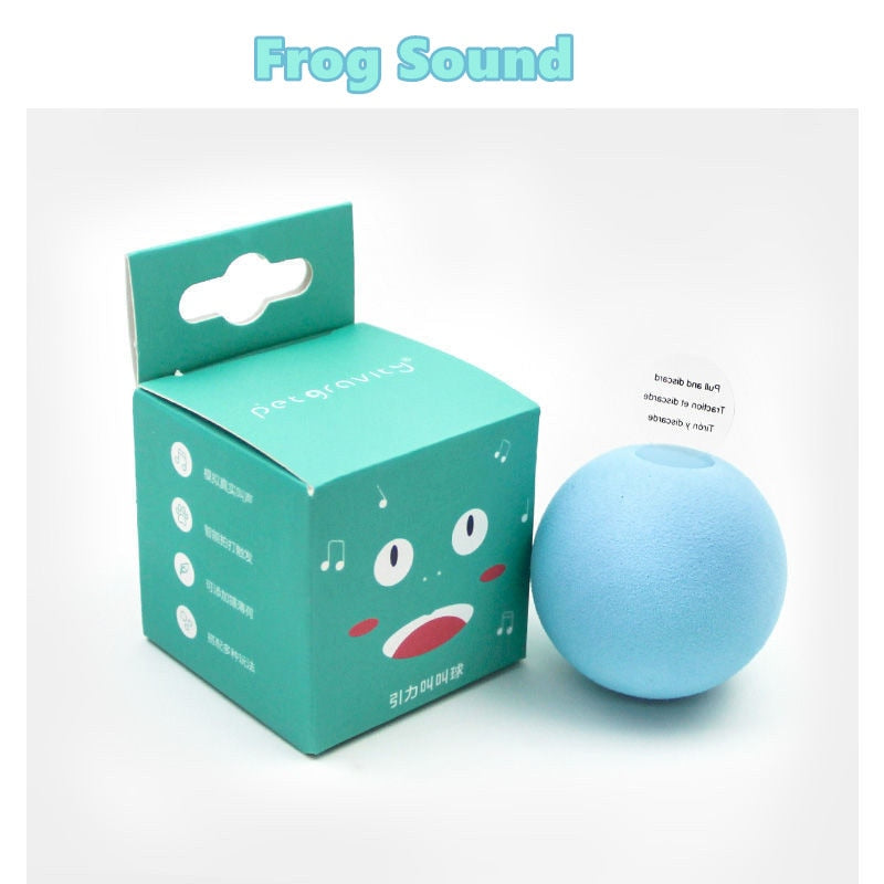 Pelota Inteligente para Gatos con Hierba Gatera - Sonido Interactivo