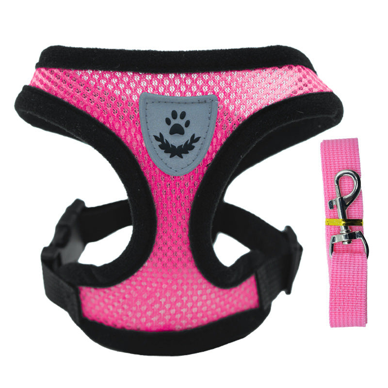 Arnés Ajustable para Perros Pequeños y Gatos - Set Completo con Correa