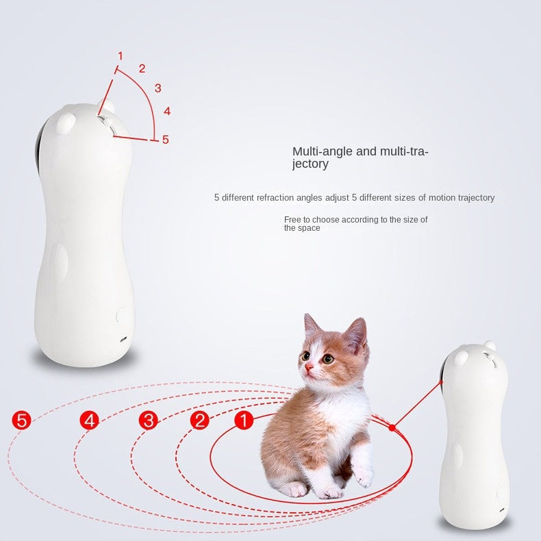 Juguete Láser Automático para Gatos - Temporizador y Doble Alimentación