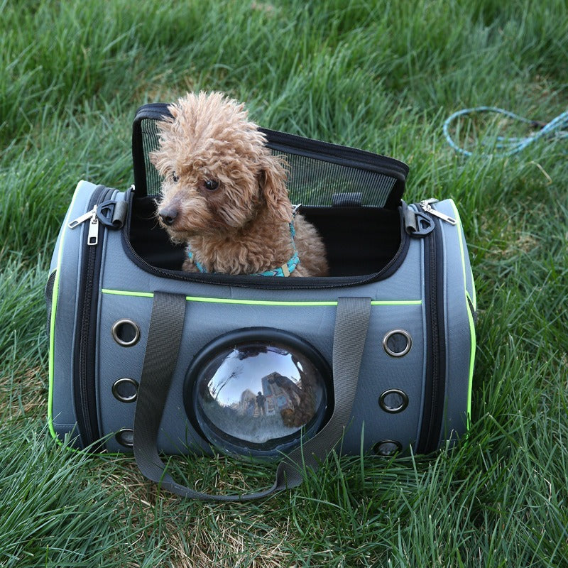 Mochila Espacial para Mascotas - Transpirable Bandolera y Mochila