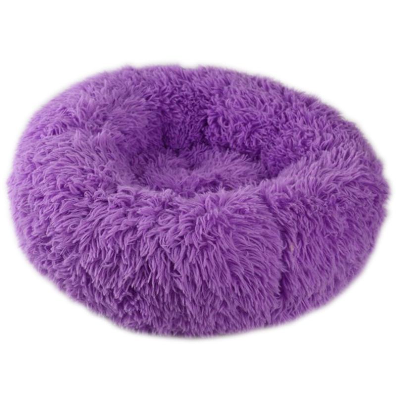 Cama Donut para Perros y Gatos - Suave, Lavable y Cómoda