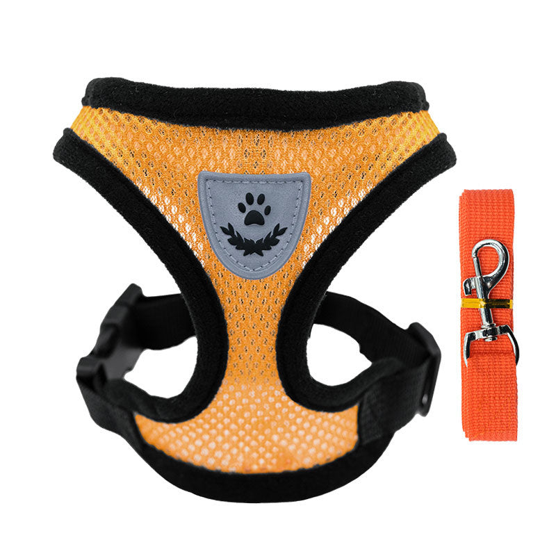 Arnés Ajustable para Perros Pequeños y Gatos - Set Completo con Correa
