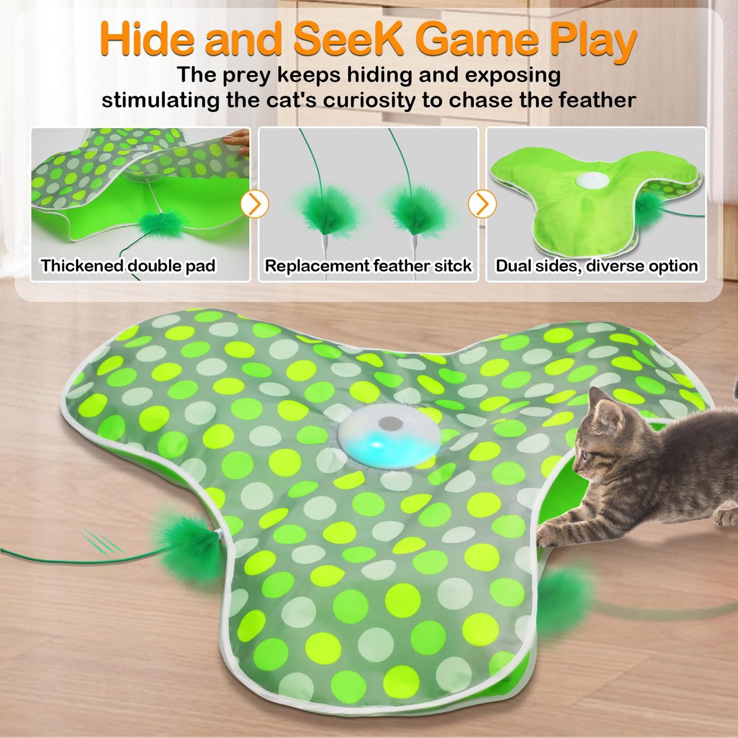 Cat Hide-and-Seek Toy Hunting Cover Self-Entertainment Pet Toy Factory Wholesale
