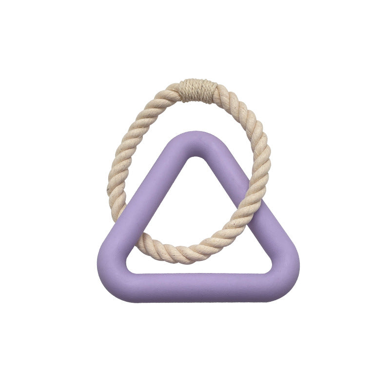 Juguete Triangular TPR para Perros - Entrenamiento y Mordida
