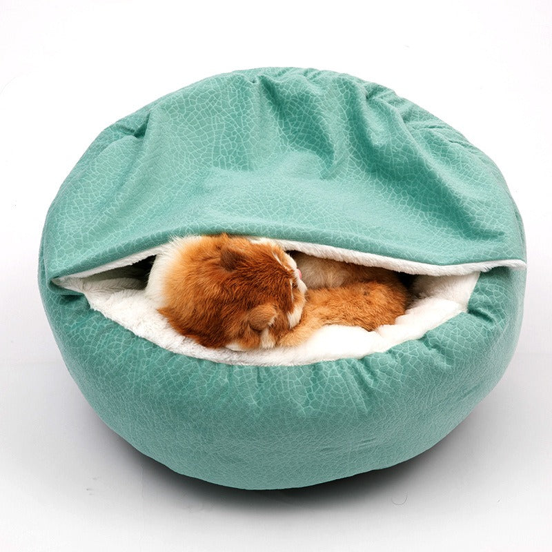 Cama Donut para Gatos - Suave, Lavable y Relajante