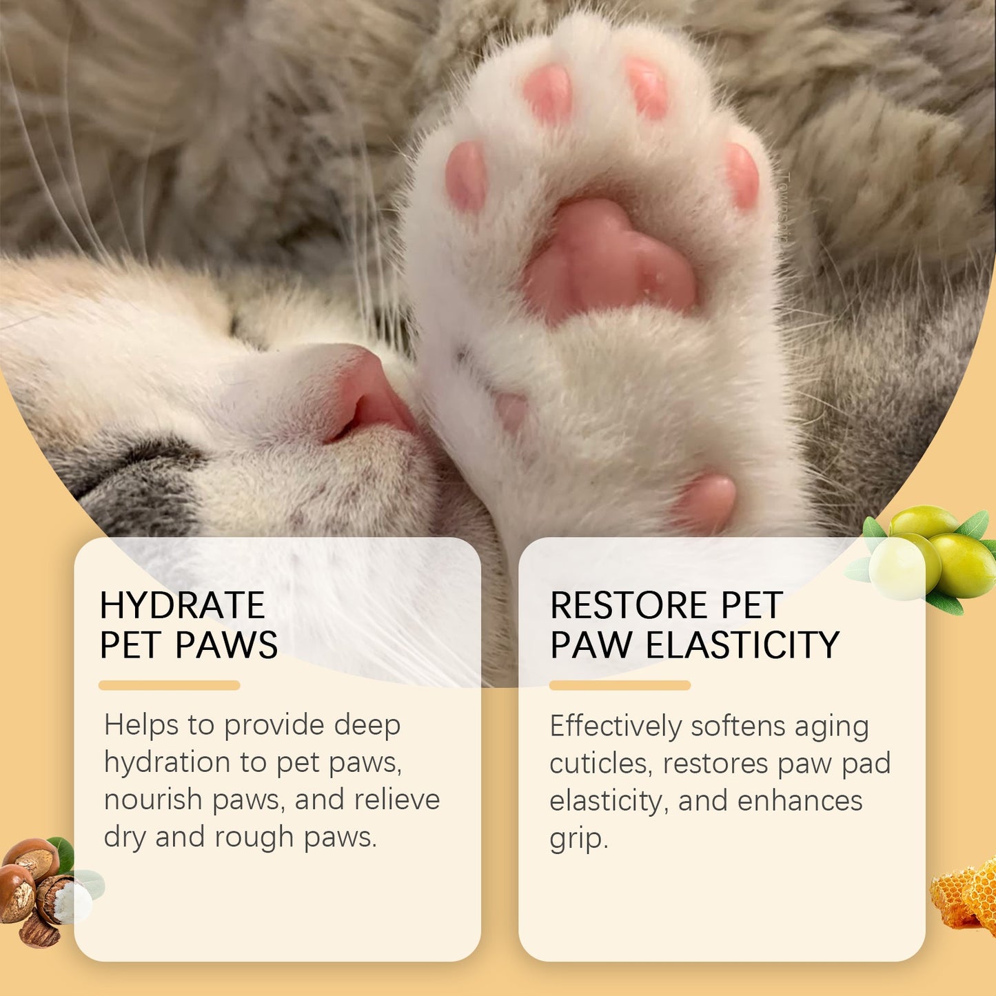 Bálsamo Cuidado de Almohadillas para Mascotas - Hidratante Protector