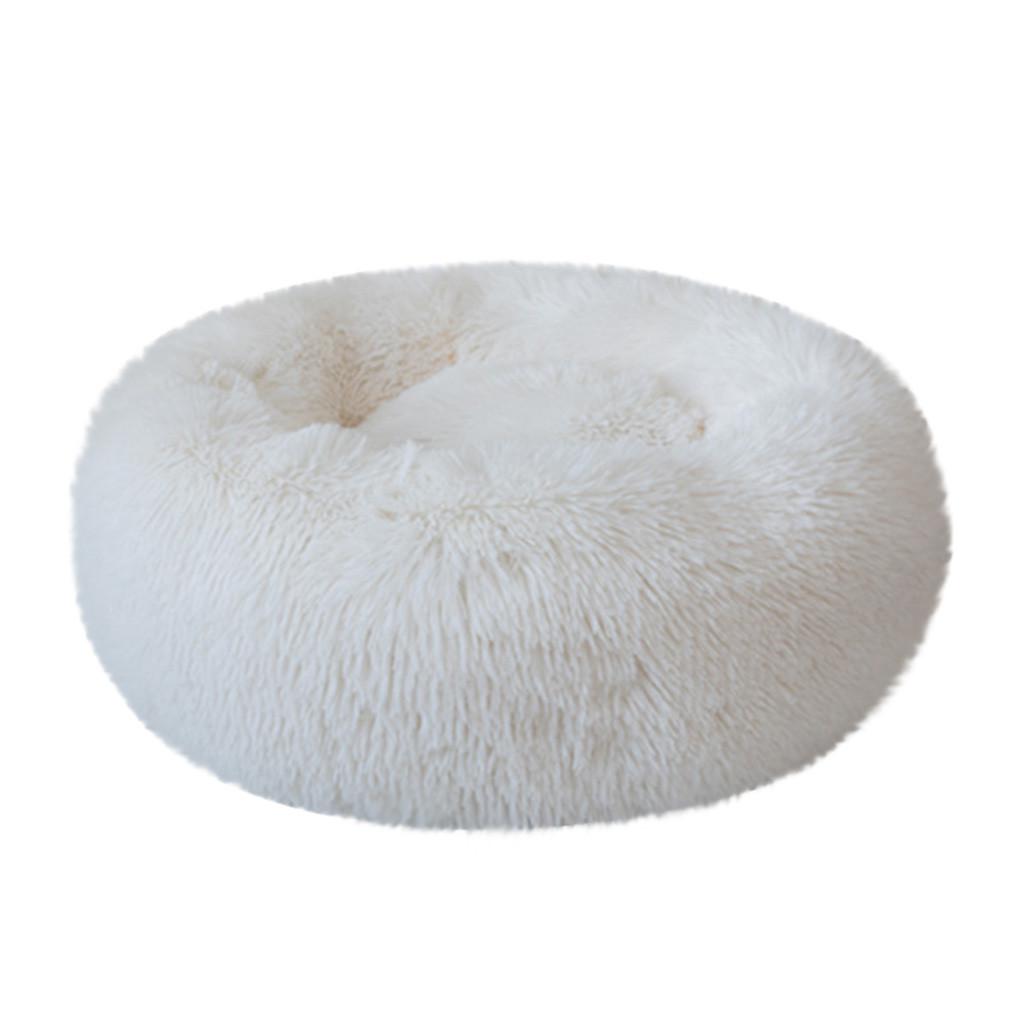 Cama Donut para Perros y Gatos - Suave, Lavable y Cómoda