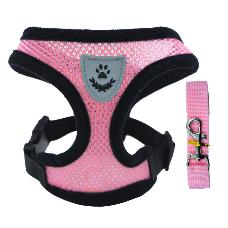 Arnés Ajustable para Perros Pequeños y Gatos - Set Completo con Correa