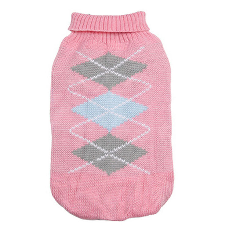 Jersey de Punto para Perros y Gatos - Cuello Elegante