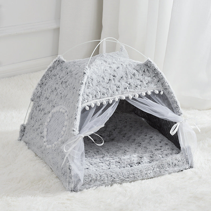 Casa Tienda para Gatos - Refugio Cómodo y Elegante