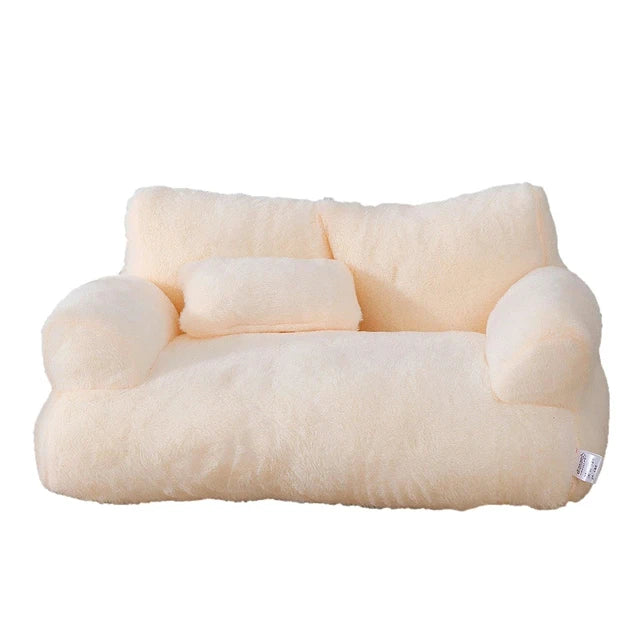 Cama Sofá de Lujo para Gatos - Nido Cálido de Invierno