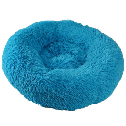 Cama Donut para Perros y Gatos - Suave, Lavable y Cómoda