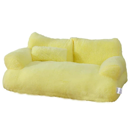 Cama Sofá de Lujo para Gatos - Nido Cálido de Invierno