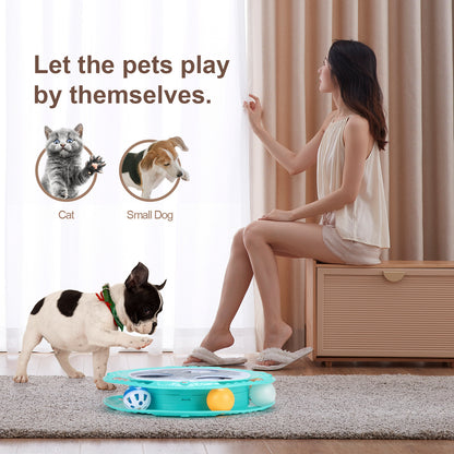 Pelota Interactiva Eléctrica para Gatos - Rotación 360° Antideslizante