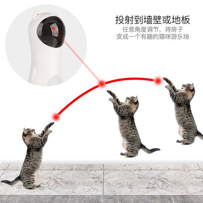 Juguete Láser Automático para Gatos - Temporizador y Doble Alimentación