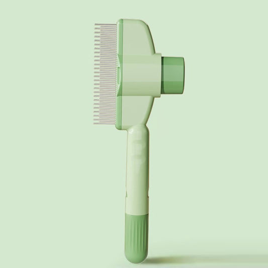 Dog & Cat Grooming Brush: Automatic Hair Remover with 1-Button Self-Cleaning & Massage