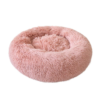 Cama Donut para Perros y Gatos - Suave, Lavable y Cómoda