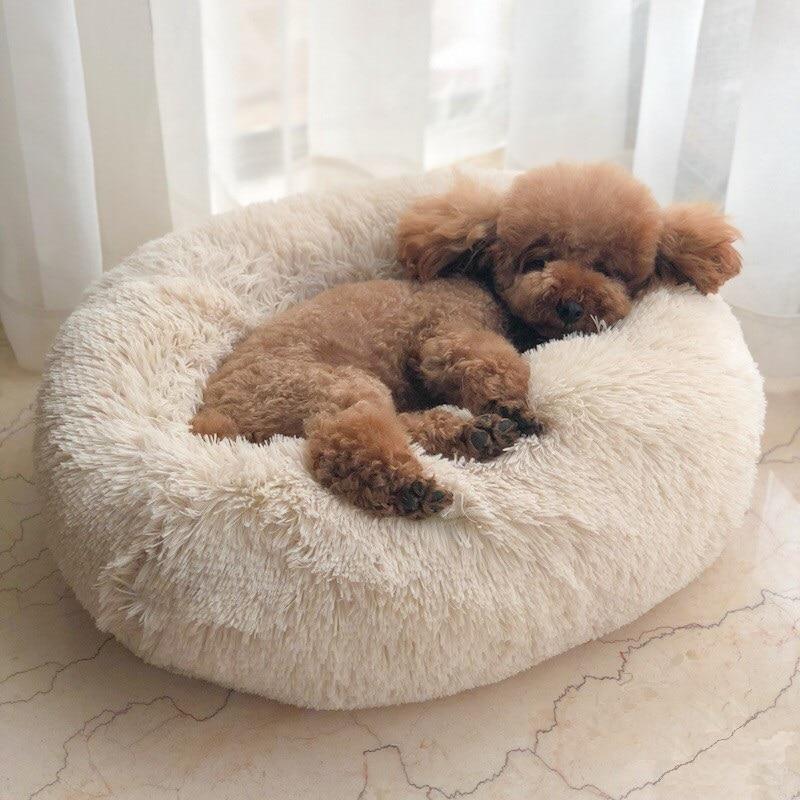 Cama Caseta de Felpa para Perros - Suave y Acogedora