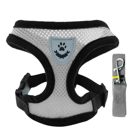 Arnés Ajustable para Perros Pequeños y Gatos - Set Completo con Correa