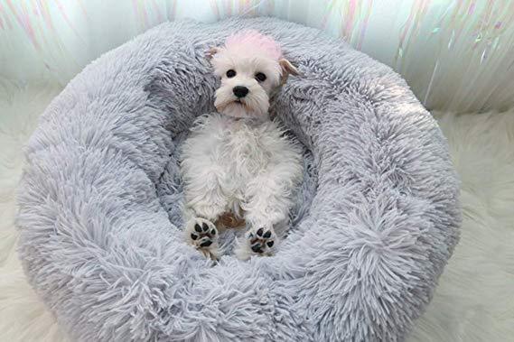 Cama Caseta de Felpa para Perros - Suave y Acogedora