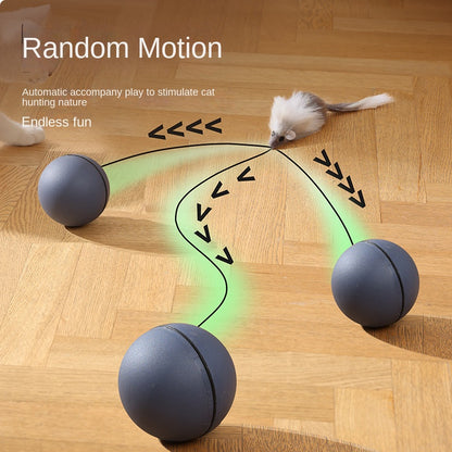 Pelota Automática Interactiva para Gatos - Ejercicio y Entretenimiento