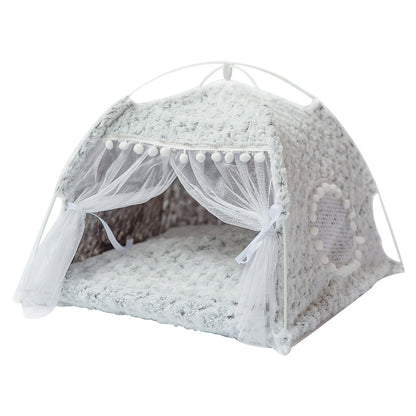 Casa Tienda para Gatos - Refugio Cómodo y Elegante