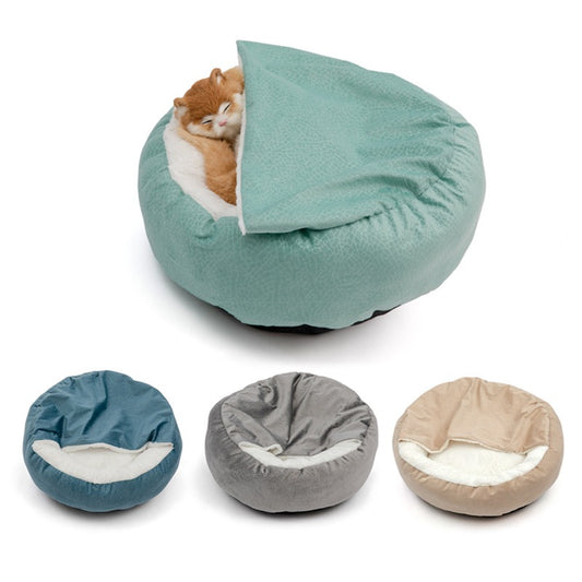 Cama Donut para Gatos - Suave, Lavable y Relajante